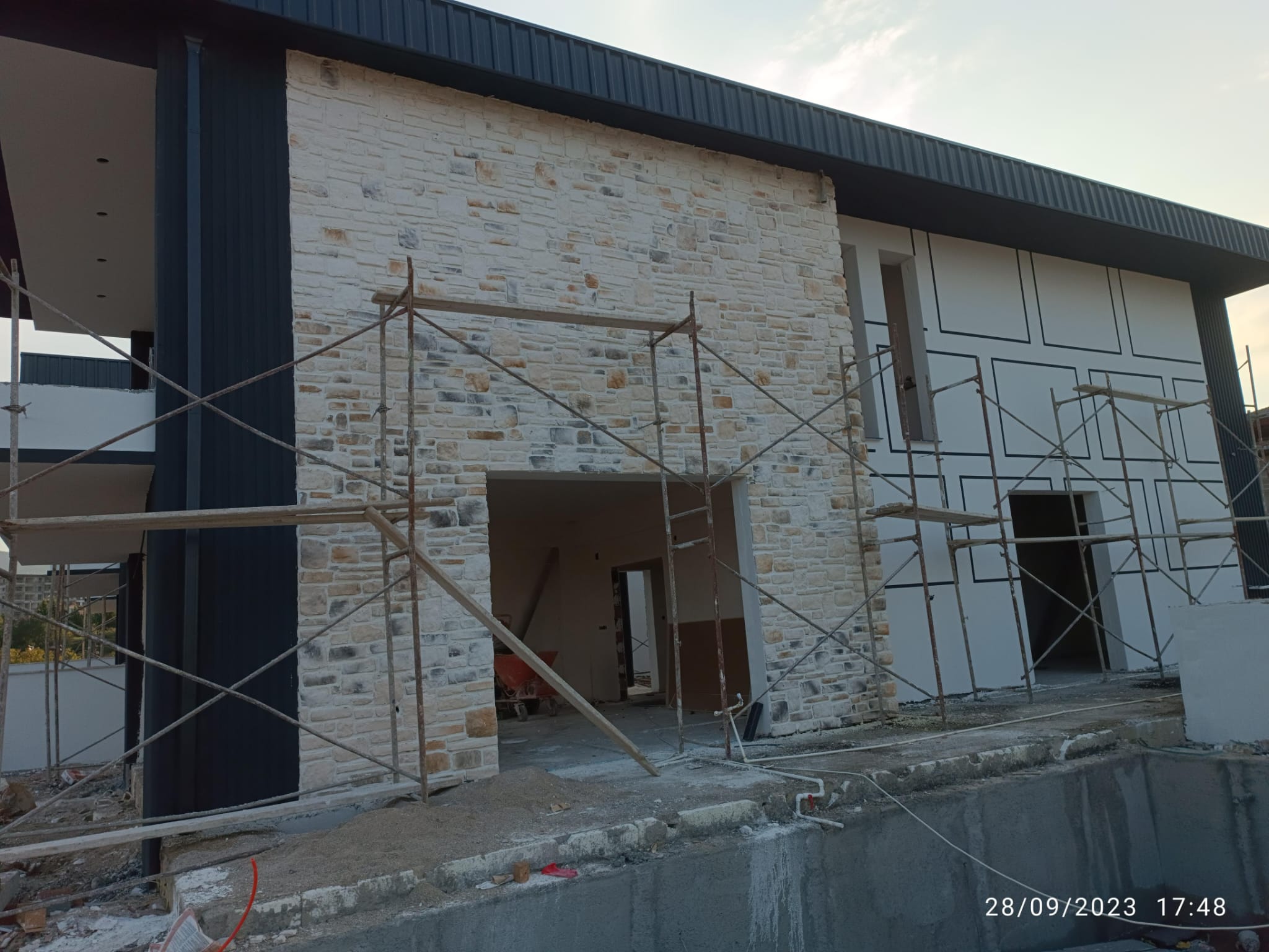 Mozaik duvar uygulaması